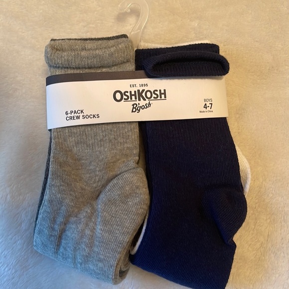 OshKosh B'gosh Other - 💖3/$15💖 Oshkosh 6-Pack Crew Socks